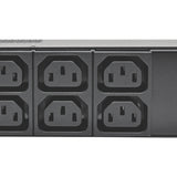Tripp Lite by Eaton 7.7kW Single-Phase Local Metered PDU, 200-240V Outlets (8 C19 and 40 C13), IEC-309 32A Blue Input, 10 ft. (3.05 m) Cord, 0U Vertical, TAA, 70 in.