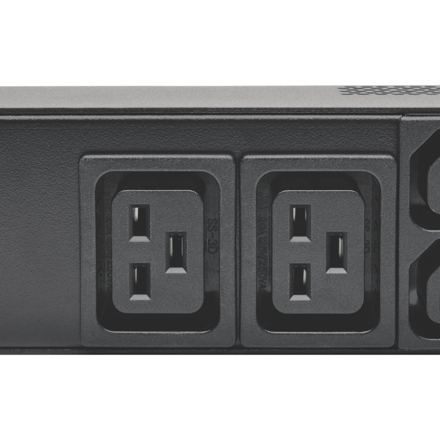 Tripp Lite by Eaton 7.7kW Single-Phase Local Metered PDU, 200-240V Outlets (8 C19 and 40 C13), IEC-309 32A Blue Input, 10 ft. (3.05 m) Cord, 0U Vertical, TAA, 70 in.