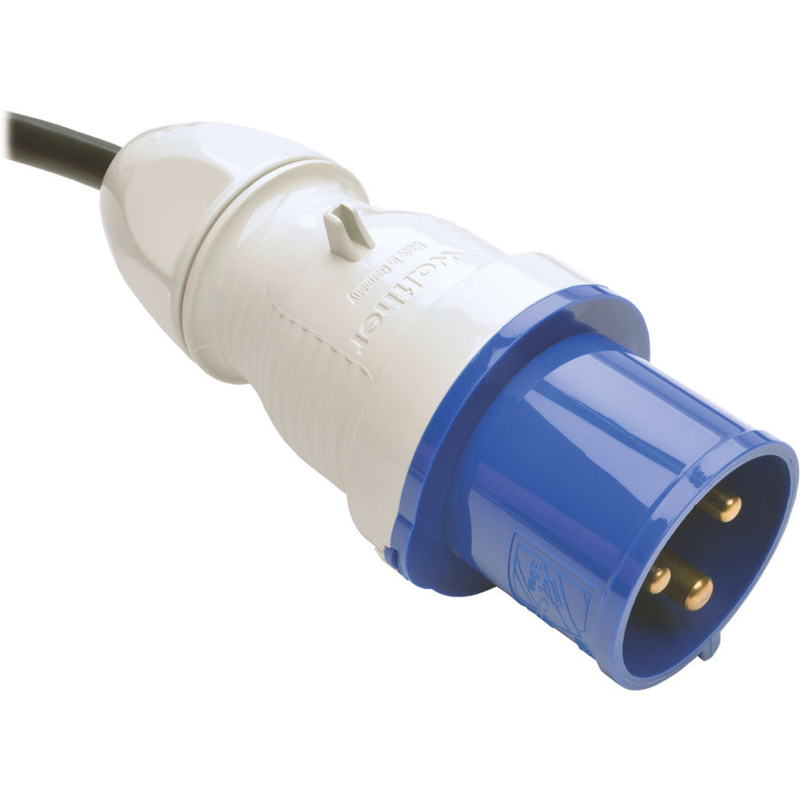 Tripp Lite by Eaton 7.7kW Single-Phase Local Metered PDU, 200-240V Outlets (8 C19 and 40 C13), IEC-309 32A Blue Input, 10 ft. (3.05 m) Cord, 0U Vertical, TAA, 70 in.