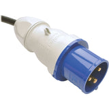 Tripp Lite by Eaton 7.7kW Single-Phase Local Metered PDU, 200-240V Outlets (8 C19 and 40 C13), IEC-309 32A Blue Input, 10 ft. (3.05 m) Cord, 0U Vertical, TAA, 70 in.