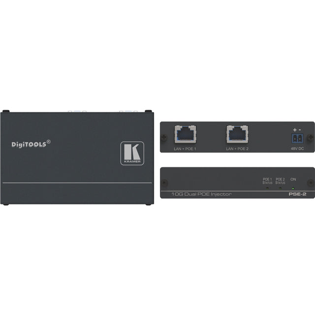 Kramer 10Gb UHD Power over Ethernet Injector
