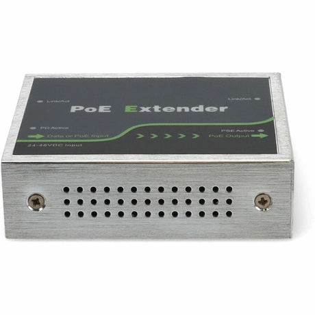 AddOn Gigabit PoE Extender: 1-Port In / 1-Port Out 10/100/1000M PoE Copper Ethernet RJ45 Extender for Cat5e or Better.