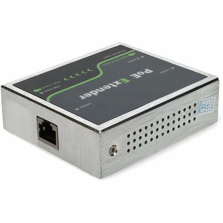 AddOn Gigabit PoE Extender: 1-Port In / 1-Port Out 10/100/1000M PoE Copper Ethernet RJ45 Extender for Cat5e or Better.