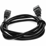 6ft C19 Female to C20 Male 16AWG 100-250V at 10A Black Power Cable