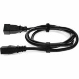 6ft C19 Female to C20 Male 16AWG 100-250V at 10A Black Power Cable