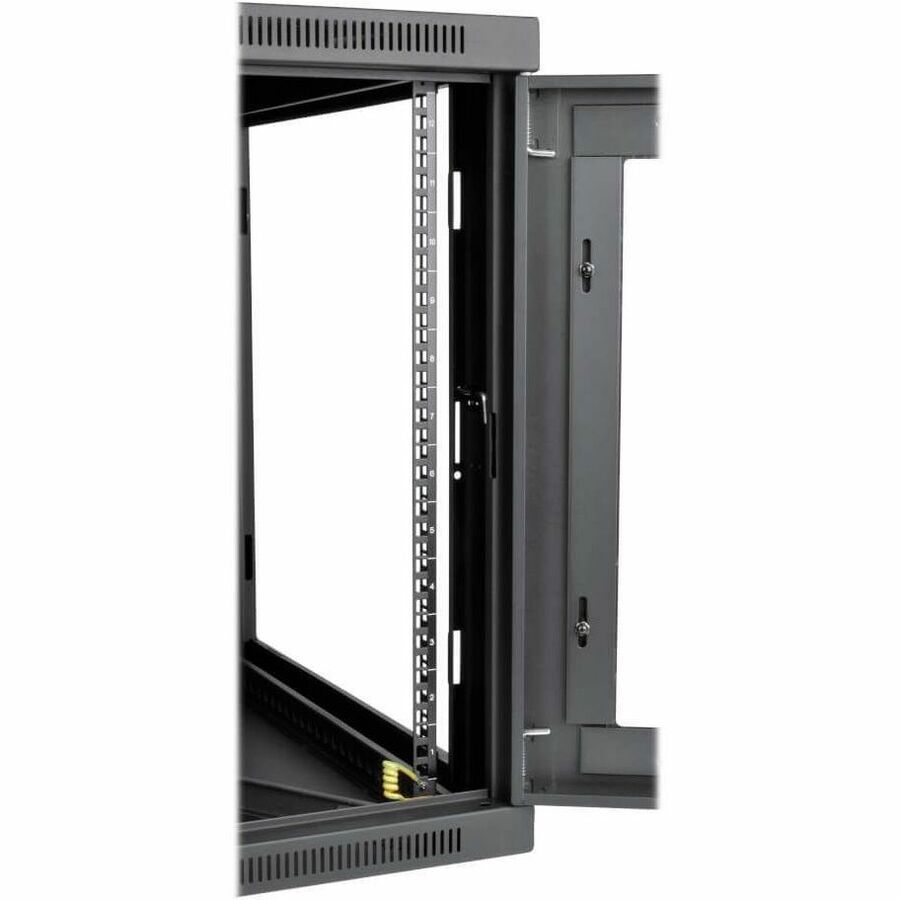 Eaton Tripp Lite Series SmartRack 12U Server-Depth Wall-Mount Small Rack Enclosure, Clear Acrylic Window, Hinged Back