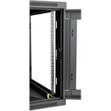 Eaton Tripp Lite Series SmartRack 12U Server-Depth Wall-Mount Small Rack Enclosure, Clear Acrylic Window, Hinged Back