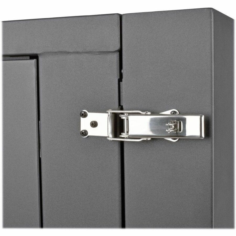 Eaton Tripp Lite Series SmartRack 12U Server-Depth Wall-Mount Small Rack Enclosure, Clear Acrylic Window, Hinged Back