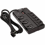 Eaton Tripp Lite Series Protect It! 8-Outlet Surge Protector, 8 ft. (2.43 m) Cord, 1440 Joules, Black Housing