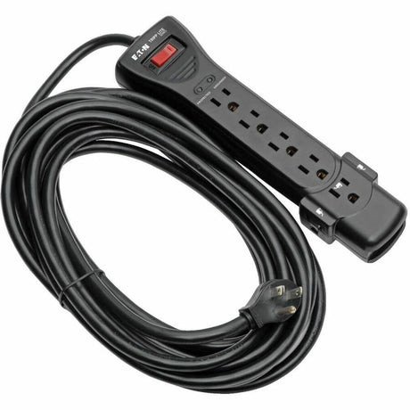 Eaton Tripp Lite Series Protect It! 7-Outlet Surge Protector, 25 ft. Cord, 2160 Joules, Black Housing