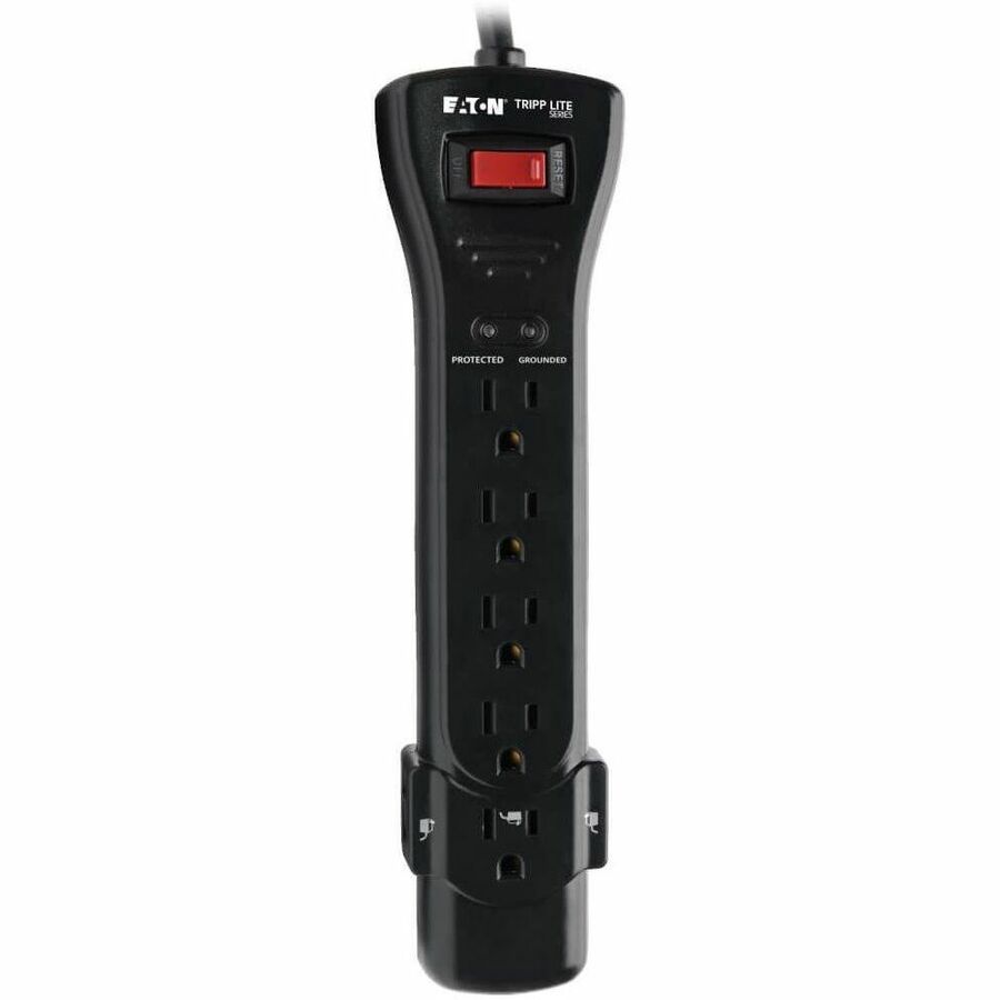 Eaton Tripp Lite Series Protect It! 7-Outlet Surge Protector, 25 ft. Cord, 2160 Joules, Black Housing