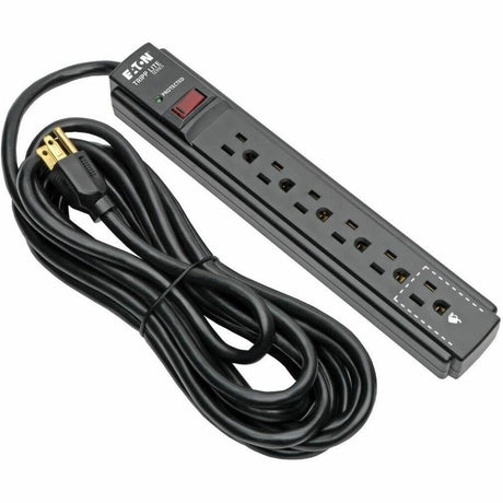 Eaton Tripp Lite Series Protect It! 6-Outlet Surge Protector, 15 ft. Cord, 790 Joules, Black Housing