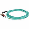 AddOn 7m MT-RJ (Male) to SC (Male) Aqua OM3 Duplex Fiber OFNR (Riser-Rated) Patch Cable