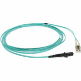 AddOn 5m LC (Male) to MT-RJ (Male) Aqua OM3 Duplex Fiber OFNR (Riser-Rated) Patch Cable
