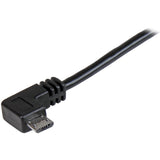 StarTech.com 1m 3 ft Right Angle Micro-USB Charge-and-Sync Cable M/M - USB 2.0 A to Micro-USB - 30/24 AWG