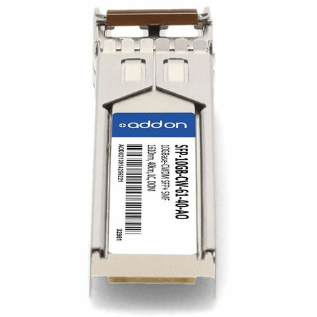 AddOn MSA and TAA Compliant 10GBase-CWDM SFP+ Transceiver (SMF, 1610nm, 40km, LC, DOM)