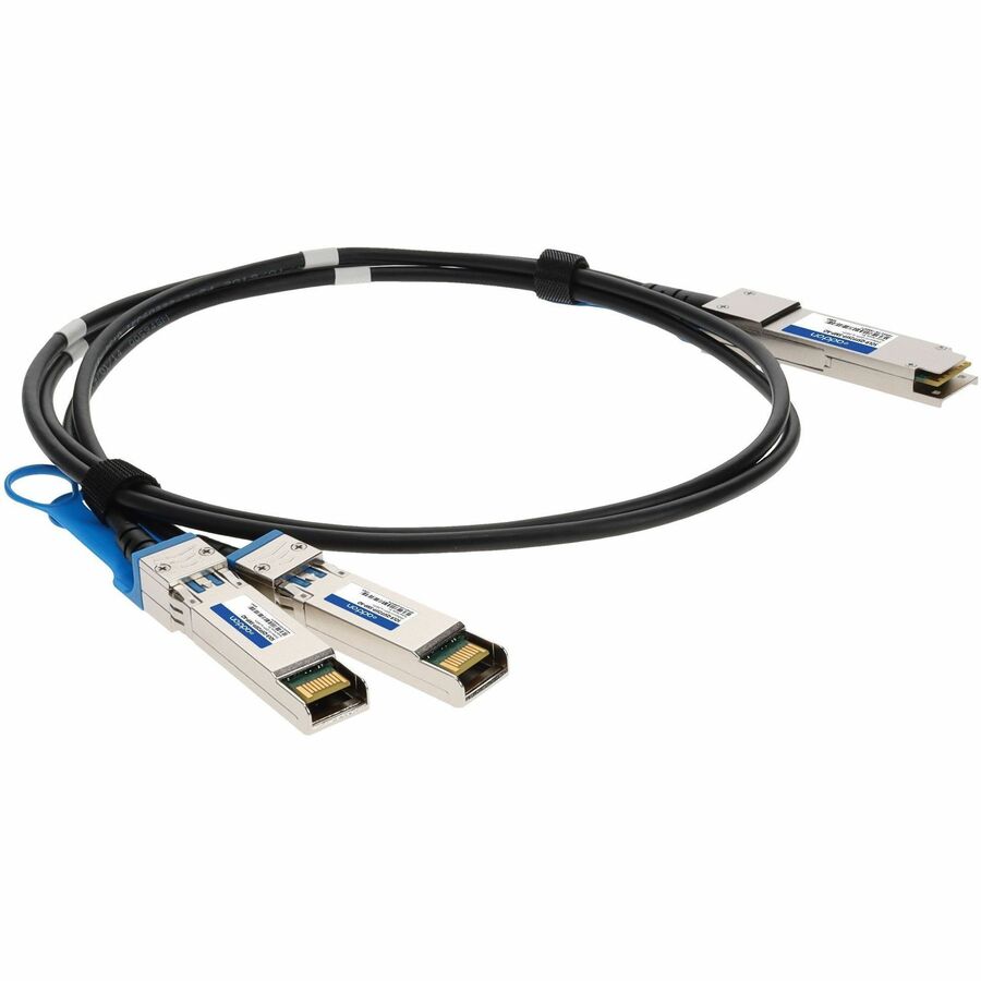 AddOn Solarflare SOLR-QSFP2SFP-5MP Compatible TAA Compliant 20GBase-CU QSFP+ to 2xSFP+ Direct Attach Cable (Passive Twinax, 5m)