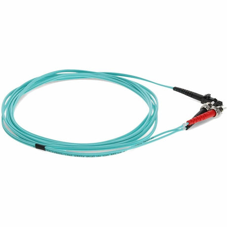 AddOn 5m MT-RJ (Male) to ST (Male) Aqua OM3 Duplex Fiber OFNR (Riser-Rated) Patch Cable