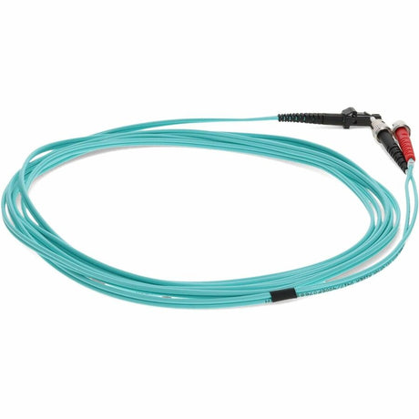 AddOn 5m MT-RJ (Male) to ST (Male) Aqua OM3 Duplex Fiber OFNR (Riser-Rated) Patch Cable