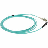 AddOn 3m LC (Male) to MT-RJ (Male) Aqua OM3 Duplex Fiber OFNR (Riser-Rated) Patch Cable