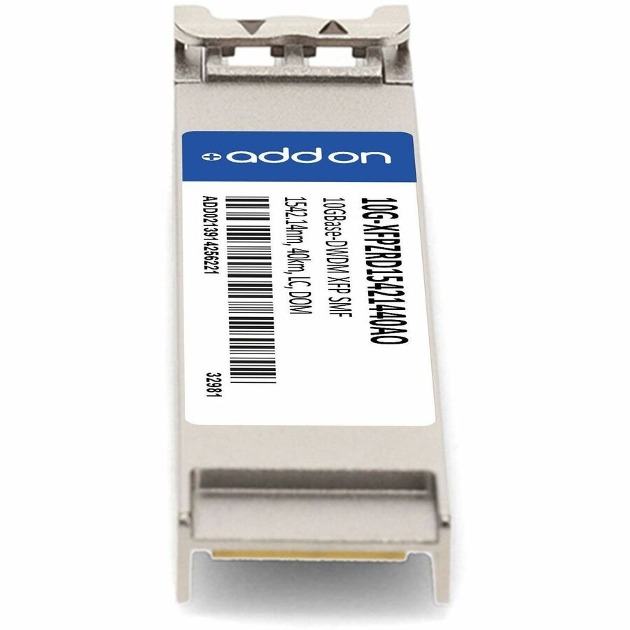 Brocade (Formerly) 10G-XFP-ZRD Compatible TAA Compliant 10GBase-DWDM 100GHz XFP Transceiver (SMF, 1542.14nm, 40km, LC, DOM)