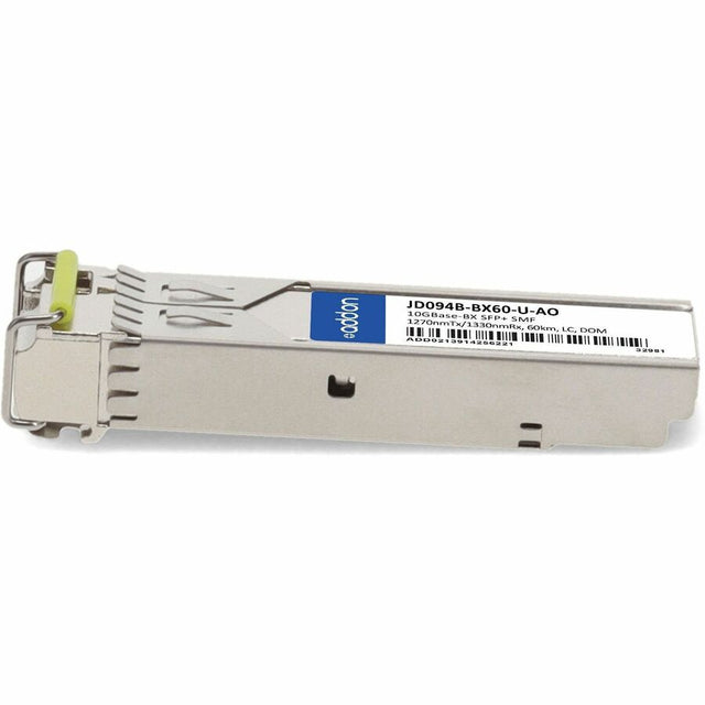 AddOn HP JD094B Compatible TAA Compliant 10GBase-BX SFP+ Transceiver (SMF, 1270nmTx/1330nmRx, 60km, LC, DOM)
