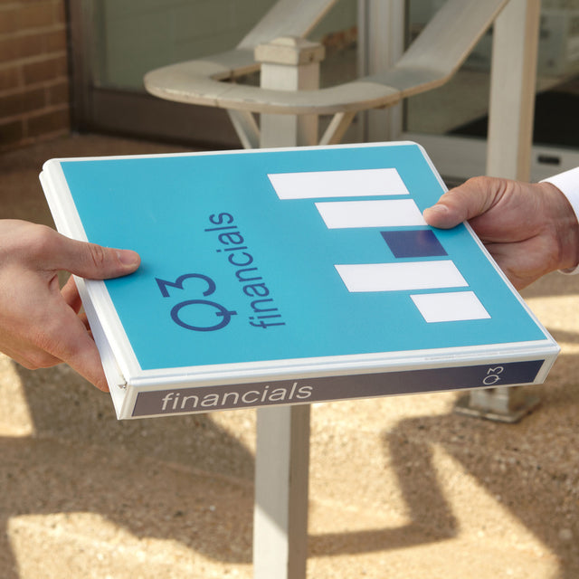 Wilson Jones&reg; Basic Round Ring View Binder, 1" , White