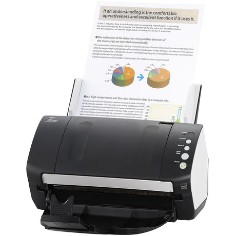 Fujitsu fi-7140 Robust General Office Desktop Color Duplex Document Scanner with Auto Document Feeder (ADF)
