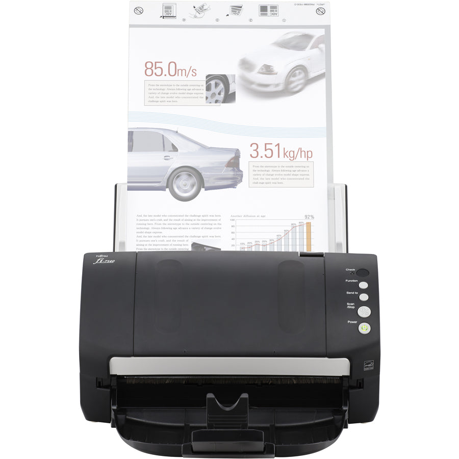 Fujitsu fi-7140 Robust General Office Desktop Color Duplex Document Scanner with Auto Document Feeder (ADF)