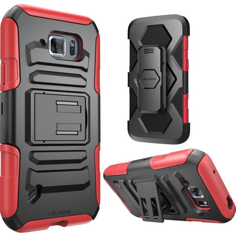 i-Blason Prime Carrying Case (Holster) Smartphone - Red
