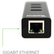 USB 3.0 Hub with Ethernet GbE
