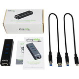 USB 3.0 Hub with Ethernet GbE