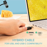 Plugable USB 2.0 Digital Microscope with Flexible Arm Observation Stand