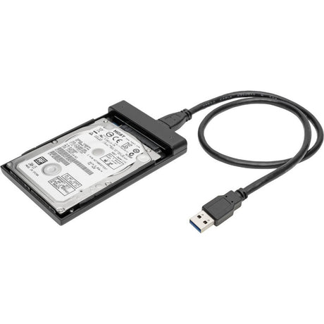 Eaton Tripp Lite Series USB 3.0 SuperSpeed External 2.5 in. SATA Hard Drive Enclosure with Built-In Cable and UASP Support