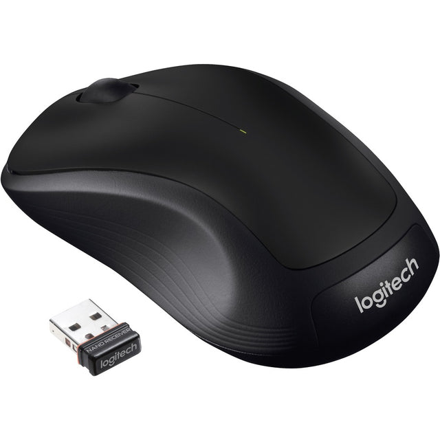 Logitech M310 Wireless Mouse, 2.4 GHz with USB Nano Receiver, 1000 DPI Optical Tracking, Ambidextrous, Black