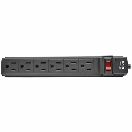Eaton Tripp Lite Series Power It! 6-Outlet Power Strip, 6 ft. (1.83 m) Cord, Black Housing