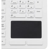 Adesso Antimicrobial Waterproof Touchpad Keyboard (White)