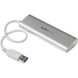 StarTech.com 4-Port USB Hub, USB A to 4x USB-A Ports, USB 5Gbps, Bus-Powered, Portable Laptop USB 3.0 Hub
