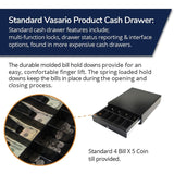 VASARIO DRAWER 14X16 BLK 24V