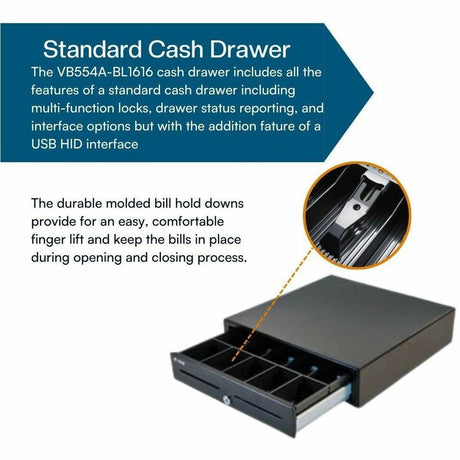 apg&reg;Standard- Duty Point of Sale Cash Drawer | Vasario Series VB554A-BL1616