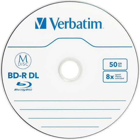 Verbatim M DISC BD-R DL - 8x - 50 GB - 25 Pack Spindle