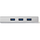 StarTech.com 3-Port USB Hub with Ethernet, USB-A Ports, Gigabit Ethernet/GbE, USB 5Gbps, Bus-Powered, Portable Laptop USB 3.0 Hub