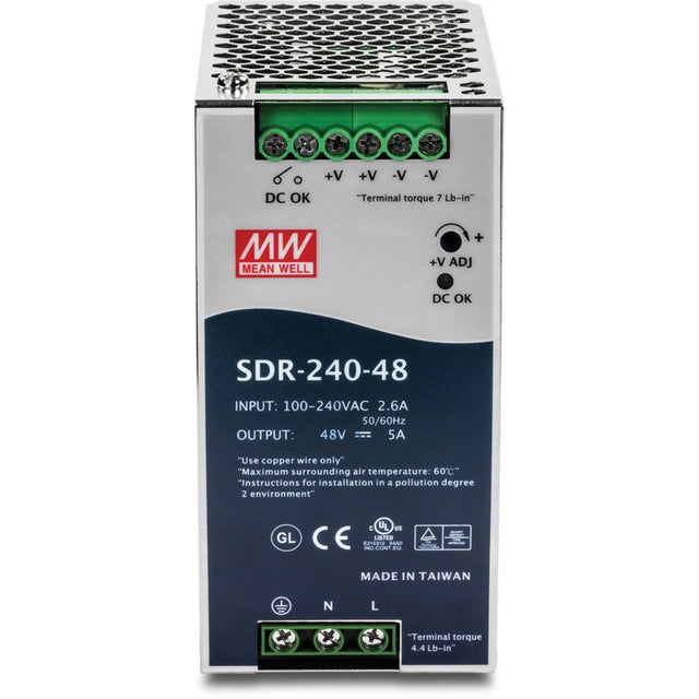 240 W Sngl Otpt Industr Pwr Su