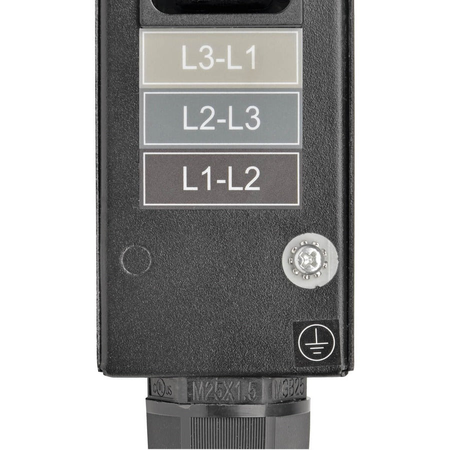 Tripp Lite by Eaton 8.6/12.6kW 3-Phase Vertical PDU Strip, 208V Outlets (42 C13 & 12 C19), 0U Rack-Mount, Accessory for Select ATS PDUs