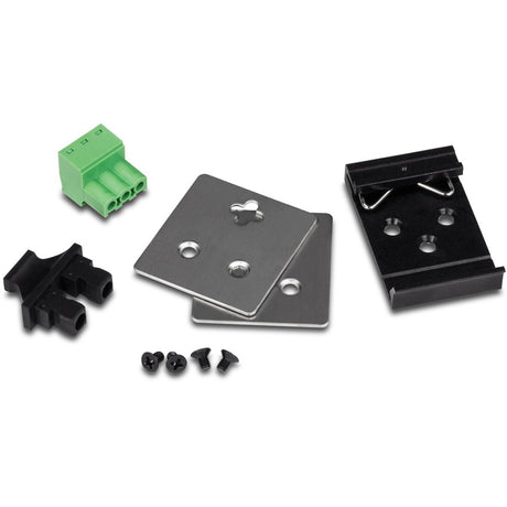 TRENDnet Hardened Industrial 100Base-FX Single-Mode SC Fiber Converter, (30 km, 18.6 Miles), IP40 Rated Housing, TI-F10S30,Lifetime Protection,Black