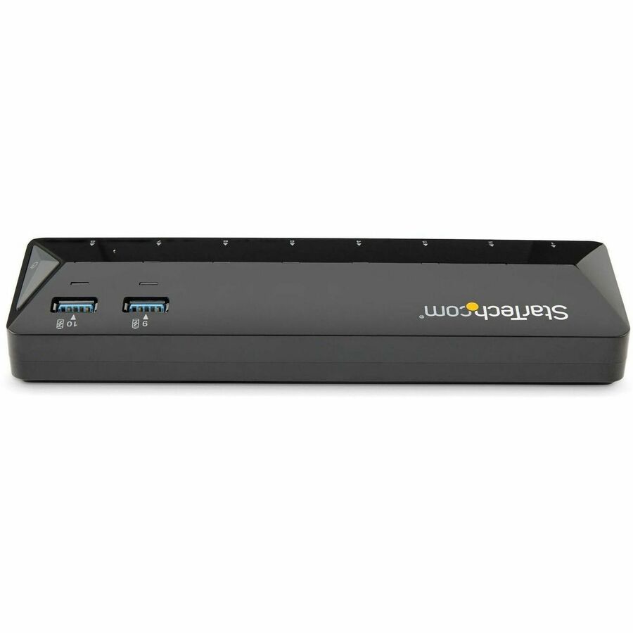 StarTech.com 10-Port USB 3.0 Hub with Charge and Sync Ports - 2 x 1.5A Ports - Desktop USB Hub and Fast-Charging Station
