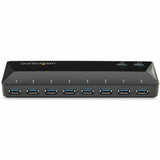 StarTech.com 10-Port USB 3.0 Hub with Charge and Sync Ports - 2 x 1.5A Ports - Desktop USB Hub and Fast-Charging Station