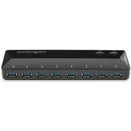 StarTech.com 10-Port USB 3.0 Hub with Charge and Sync Ports - 2 x 1.5A Ports - Desktop USB Hub and Fast-Charging Station