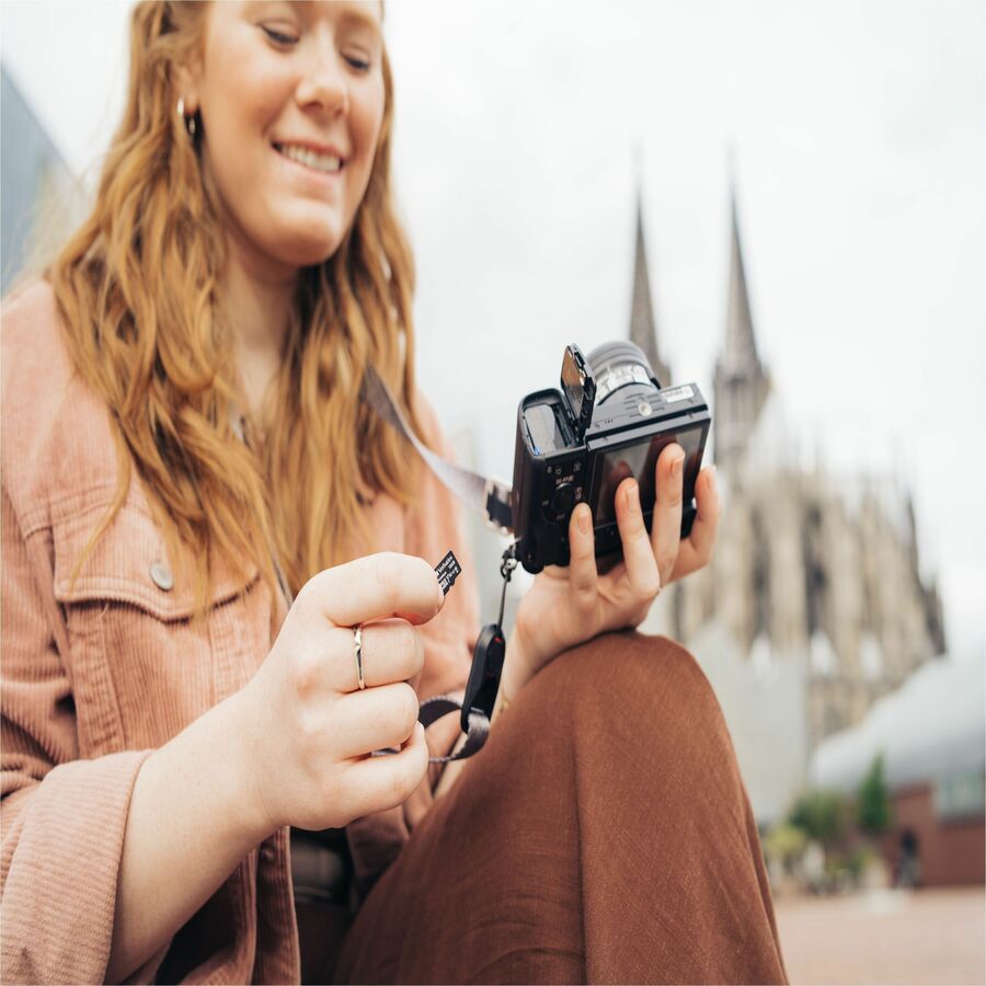 128GB Premium microSDXC Memory Card with Adapter, UHS-I Class 10