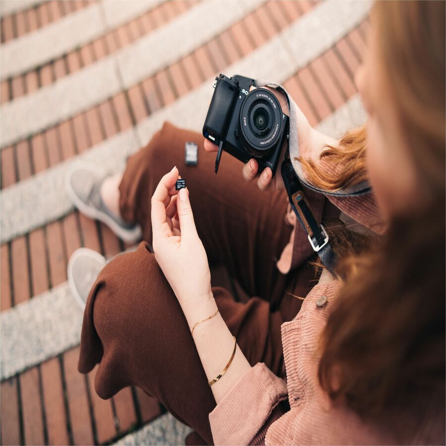 128GB Premium microSDXC Memory Card with Adapter, UHS-I Class 10